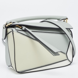 Loewe Multicolor Leather Mini Puzzle Shoulder Bag