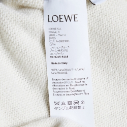 Pre Owned Loewe Color Block Wool Oversized Cardigan L