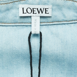 مملوكة مسبقًا Loewe Blue Anagram Pyjama Denim Shirt S