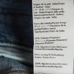 Pre Owned Loewe Blue Anagram Embossed Denim Jacket and Jeans Set S Waist 26''