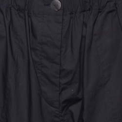 Pre Owned Loewe X Paula's Ibiza Black Cotton Cropped Trousers M