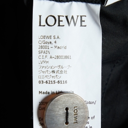 Pre Owned Loewe X Paula's Ibiza Black Cotton Cropped Trousers M