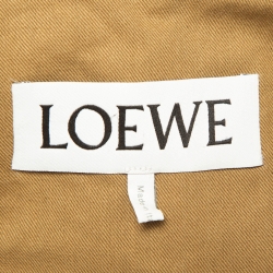 Pre Owned Loewe Brown Cotton Canvas Belted Safari Jacket XS