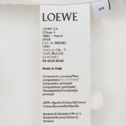 Pre Owned Loewe X Paula's Ibiza White Anagram Denim Overshirt M
