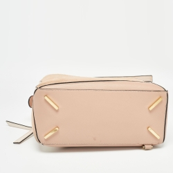 Pre Owned Loewe Multicolor Leather and Suede Medium Puzzle Shoulder Bag