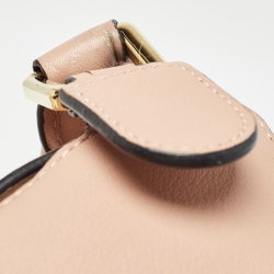 Pre Owned Loewe Multicolor Leather and Suede Medium Puzzle Shoulder Bag