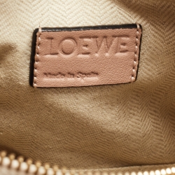 Pre Owned Loewe Multicolor Leather and Suede Medium Puzzle Shoulder Bag