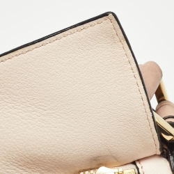 Pre Owned Loewe Multicolor Leather and Suede Medium Puzzle Shoulder Bag