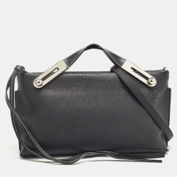 Pre Owned Loewe Black Leather Small Missy Shoulder Bag