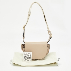 مملوكة مسبقًا Loewe Beige Leather Small Gate Shoulder Bag