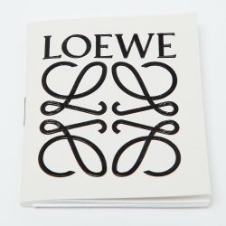Loewe Grey Leather Mini Hammock Drawstring Bag