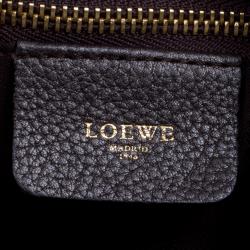 Pre Owned Loewe Brown Leather Flamenco Shoulder Bag