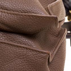 Pre Owned Loewe Brown Leather Flamenco Shoulder Bag