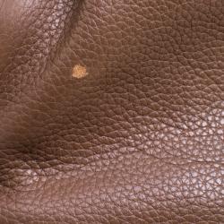 Pre Owned Loewe Brown Leather Flamenco Shoulder Bag