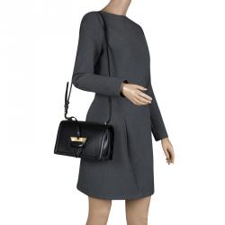 Loewe Black Leather Barcelona Crossbody Bag
