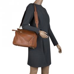 مملوكة مسبقًا حقيبة كتف لويفي بازل جلد بني