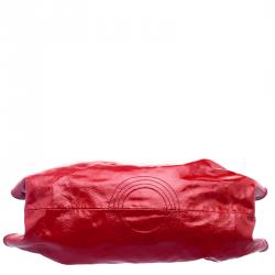 Loewe Red Patent Leather Aire Hobo