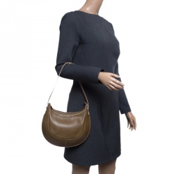 Loewe Taupe Leather Hobo