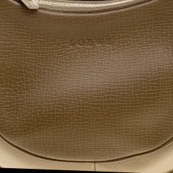Loewe Taupe Leather Hobo