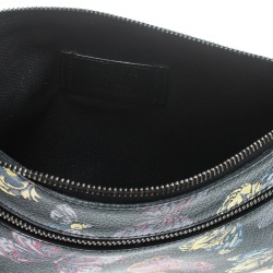 Loewe Multicolor Butterfly Print Leather Wrislet Clutch