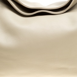 Loewe Beige Leather Flamenco Knot Hobo