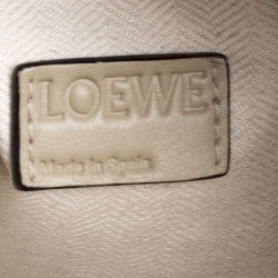 Loewe Beige Leather Flamenco Knot Hobo