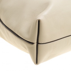 Loewe Beige Leather Flamenco Knot Hobo