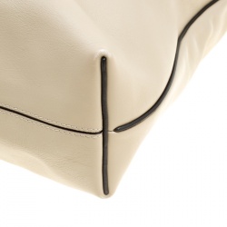 Loewe Beige Leather Flamenco Knot Hobo