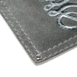 Pre Owned Loewe Sage Green Suede Chain Coin Purse