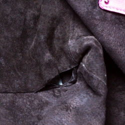 Pre Owned حقيبة شوبر لوي فيتون كال جلد وردي فاقع