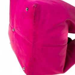 Pre Owned حقيبة شوبر لوي فيتون كال جلد وردي فاقع