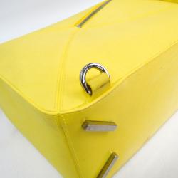 Pre Owned Loewe Yellow Rubber Puzzle Bag