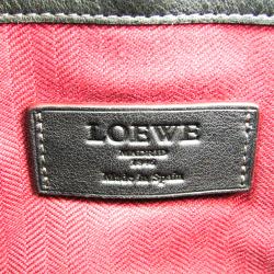 Loewe Black Leather Clutch Bag