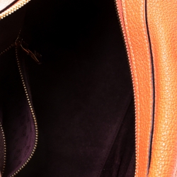 Pre Owned  Loewe Orange Leather Amazona Satchel