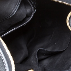 Loewe Black Monogram Fabric and Leather Hobo