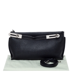 Pre Owned Loewe Black Leather Missy Crossbody Bag