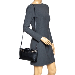 Pre Owned Loewe Black Leather Missy Crossbody Bag
