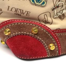 Loewe Suede 160th Anniversary Bowling Bag