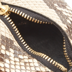 مملوكة مسبقًا Loewe Beige Python Elephant Coin Purse 