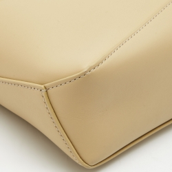 Loewe Cream Leather Mini Puzzle Top Handle Bag