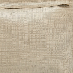 Loewe Beige Leather T Slim Pouch