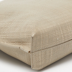 Loewe Beige Leather T Slim Pouch