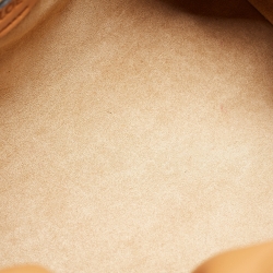 Pre Owned Loewe Brown Leather Medium Flamenco Clutch