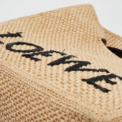 مملوكة مسبقًا Loewe x Paula's Ibiza Natural Raffia Medium  Loewe Front Tote