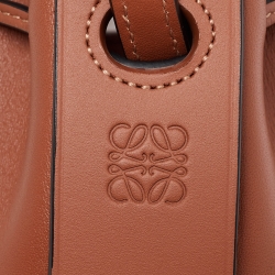 Pre Owned Loewe Brown Leather Nano Balloon Bucket Bag