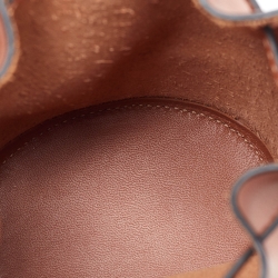 Pre Owned Loewe Brown Leather Nano Balloon Bucket Bag