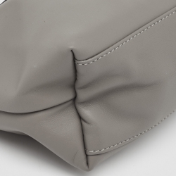 Pre Owned Longchamp Turtledove Leather Extra XS Le Pliage Tote