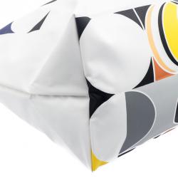 Pre Owned Longchamp Multicolor Printed Nylon Le Pliage Tote