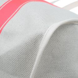 Pre Owned Longchamp Corail Canvas Large Nautique Zip Tote