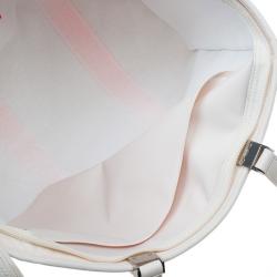 Pre Owned Longchamp Corail Canvas Large Nautique Zip Tote